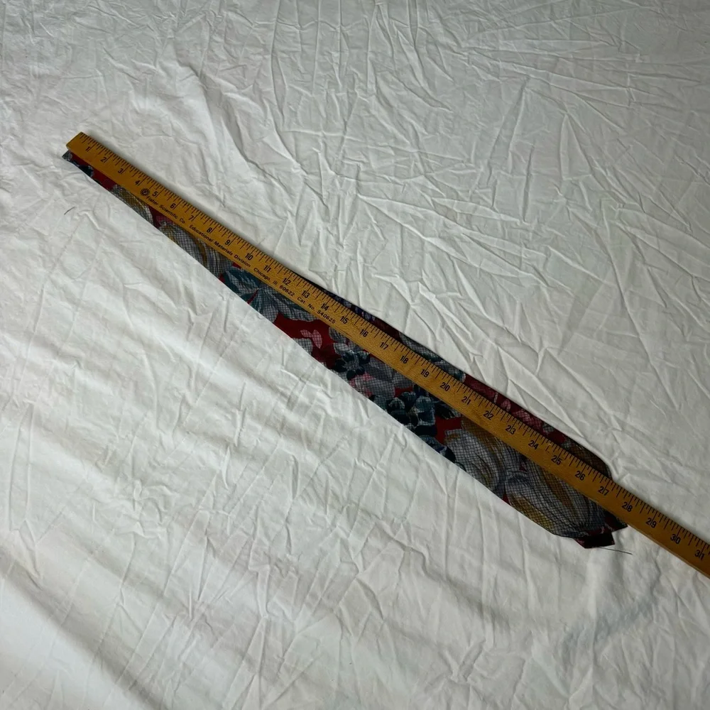 Vincent van Gogh Collection Neck Tie Floral Painting with Grid‎